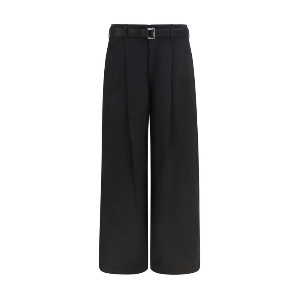 Sacai Black Cotton Chino Men's Pants